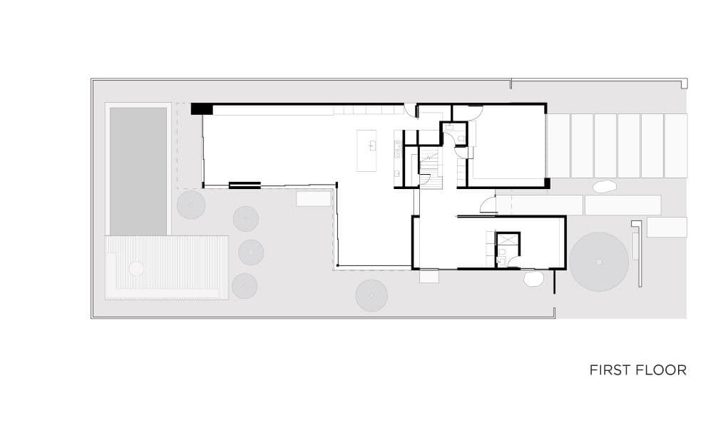 EYRC Architects 19th Street Residence Floor Plan