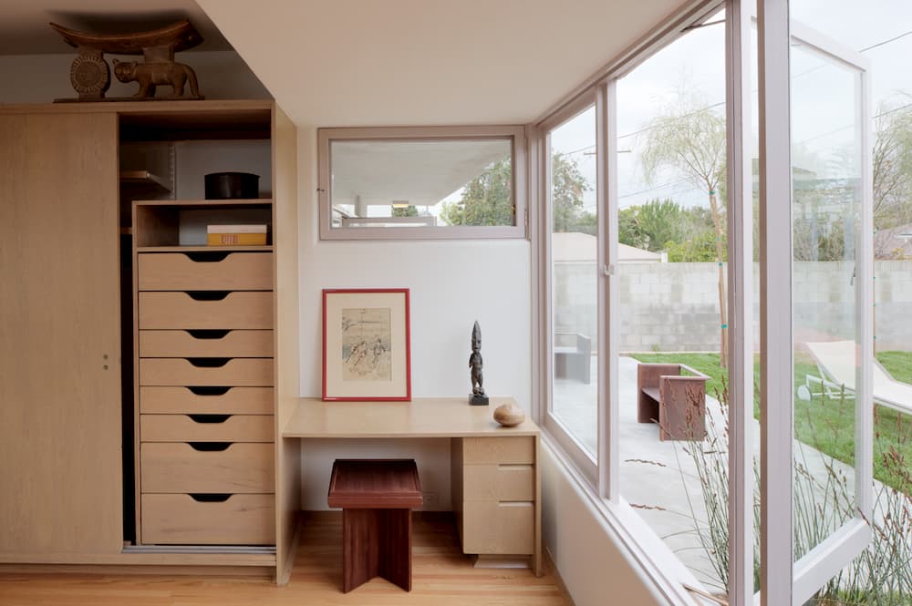 EYRC Architects Schindler House Remodel Master Bedroom After Remodel